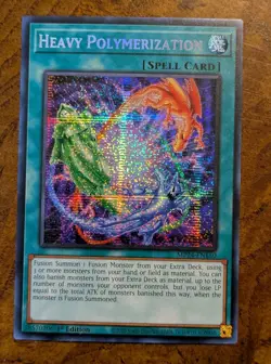 Heavy Polymerization MP24-EN150 Prismatic Secret Rare 1st Edition Yu-Gi-Oh! - Image 1