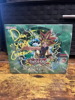 JSA Signed Dan Green Yu-Gi-Oh! Spell Ruler Sealed Booster Box (25th Anniversary) - Image 1