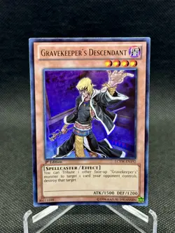 Yu-Gi-Oh! TCG Gravekeeper's Descendant LCYW-EN192 1st Edition Near Mint - Image 1