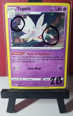 2x Double Swirl Togetic SWSH: Sword & Shield Promo Card SWSH276 Cosmos Rare 2B - Image 2