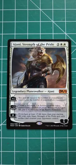MTG Ajani, Strength of the Pride Core Set 2020 Regular Card 002/280 - Image 1