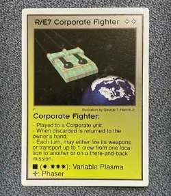 Galactic Empires CCG ! R/E7 Corporate Fighter x1 NM ! Inquest Promo Card - Image 1