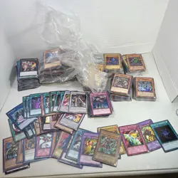 Huge Yugioh Card Collection Lot 1350+ Vintage Rare/Holo LP-Damaged - Image 1