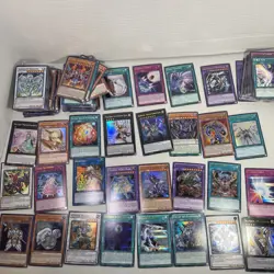 Huge Yugioh Card Collection Lot 1350+ Vintage Rare/Holo LP-Damaged - Image 4