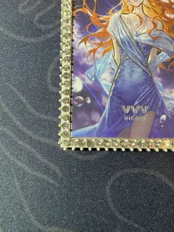 Goddess Nami Blue Dress Numbered Metal Card Waifu Doujin One Piece Character - Image 5