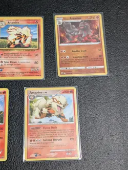 7x Arcanine Growlithe Lot Sword Shield WOTC Pokemon Cards Set TCG vintage and mo - Image 2