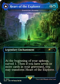 Heart of the Explorer (Search for Azcanta) Foil Tomb Raider Secret Lair NM MTG - Image 1