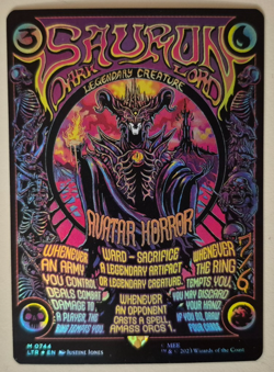 Sauron, the Dark Lord (Borderless Poster) Universes Beyond: the Lord of the... - Image 1