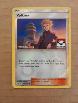 Pokemon Volkner 4th Place League Challenge Promo New Unplayed - Image 1