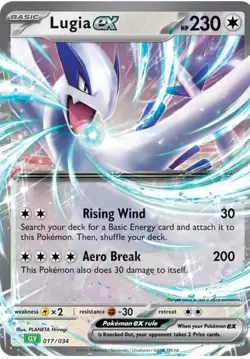 Lugia ex 017/034 Classic Collection Pokemon TCG Holo Promo NM - Image 1