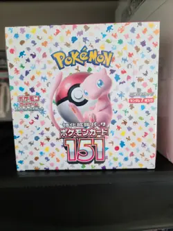 Pokemon 151 Japanese Booster Box Factory Sealed US seller With Shrink READ - Image 1