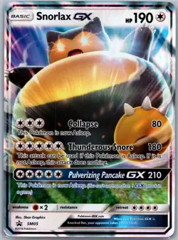 Snorlax GX, SM Promos, SM05, Promo, LP - Image 1