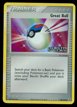 Pokemon GREAT BALL 90/113 Delta Species - Rev Holo - Lightly Played - Image 1