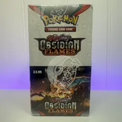 Pokemon Obsidian Flames Half Booster Box Display 18 Packs Factory Sealed - Image 1