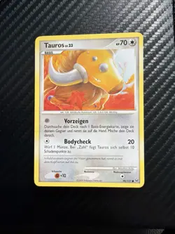 Pokemon TCG Tauros Platinum 98/127 Regular Non Holo Common Lv 23 Pokemon - Image 1