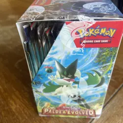 Pokemon TCG Scarlet & Violet Paldea Evolved Half Booster Box, 18 Packs, Sealed. - Image 2