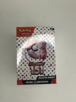 Pokemon TCG Scarlet & Violet 151 Booster Bundle Sealed New (6 packs) - Image 1