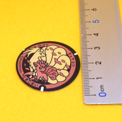 Ninetale Vulpix Pokemon anhole Type Seal Sticker Gamefreak Nintendo Japanese F/S - Image 2