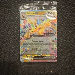 Jolteon EX Pokemon Prismatic Evolutions STAMPED Promo 30/131 Surprise Sealed - Image 1