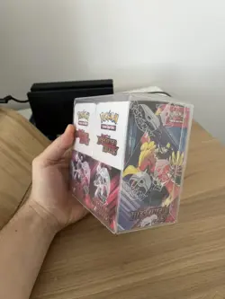 Pokemon 2 X Destined Rivals Half Booster Box Sealed with Protector - No rips - Image 2