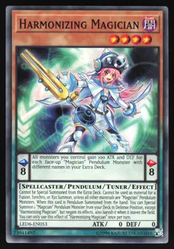 Harmonizing Magician - LED6-EN053 - Common - Unlimited Yugioh - Image 1