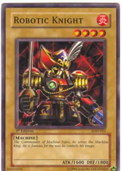 Yugioh! Robotic Knight - LOD-051 - Common - 1st Edition Near Mint, English - Image 1