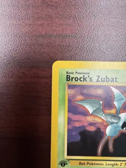 Pokemon Card - Brock's Zubat Gym Heroes 24/132 1st Edition Rare LP+ - Image 3