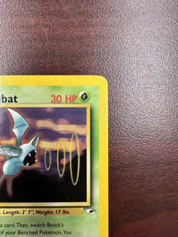 Pokemon Card - Brock's Zubat Gym Heroes 24/132 1st Edition Rare LP+ - Image 4