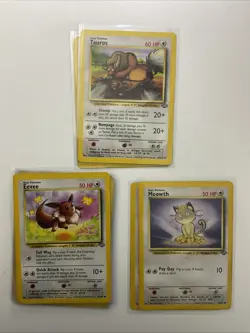 Pokemon TCG lot 19 Cards Jungle 1999 Base Cards Commons And Uncommon Cards - Image 3
