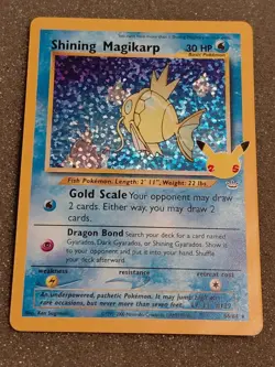 Pokemon TCG Shining Magikarp Card 66/64 Celebrations 25th Anniversary Edition NM - Image 1