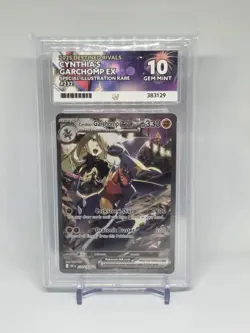 Graded Pokemon Card - Cynthia’s Garchomp EX 232/182 Ace 10 - Image 1