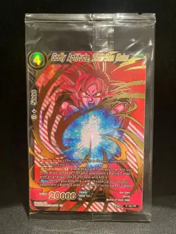 Godly Aptitude, SSG Son Goku P-164 PR Dragon Ball Super TCG Rare, Sealed Card - Image 1