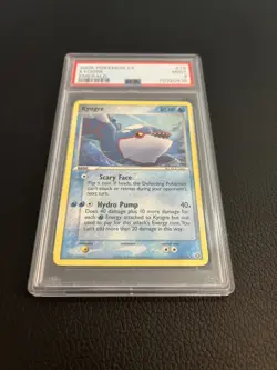 Kyogre 2005 Pokemon Ex Emerald PSA 9 Graded Card MINT 15/106 - Image 2