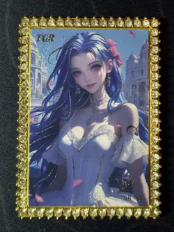 Goddess Vivi Modern City Numbered Metal Card Waifu Doujin One Piece Character - Image 1
