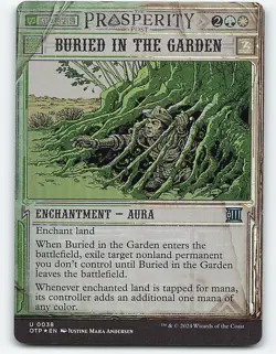 Buried in the Garden #38 foil Magic the Gathering Card - Image 1