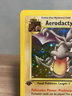 Pokemon TCG Aerodactyl Fossil 1st Edition Holo Unlimited Rare Prerelease MP - Image 5