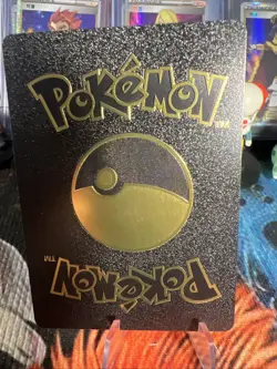 Pikachu VMax HP310 Black Foil Fan Art Pokemon Textured Collector Card 044/185 - Image 2