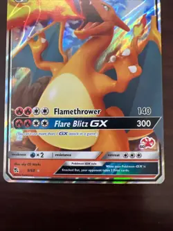 Charizard GX 9/68 Hidden Fates Battle Academy 60 Stamp Pokemon Card MT - Image 4