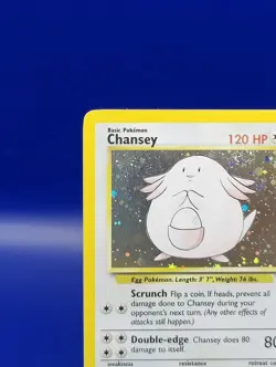 Chansey 3/130 Base Set 2 Holo Rare Pokemon Card Nintendo Pokemon TCG WOTC NM - Image 4