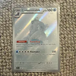 Crabominable - 149/142 - Stellar Crown - Illustration Rare - Pokemon TCG - Image 1