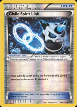 Pokemon - Glalie Spirit Link #139/162 - XY - BREAKthrough Reverse Holo - Image 1