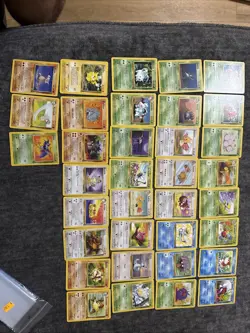Pokemon TCG Jungle Base Set Rares And Non Common - Image 1