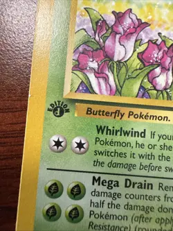 Butterfree 33/64 First 1st Edition “d” D Error NM Near Mint Pokemon Jungle - Image 3