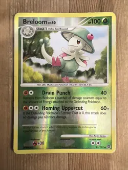 Breloom - 45/132 - Uncommon - Reverse Holo PL/MP, English Pokemon Secret Wonders - Image 1