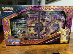 Pokemon TCG Crown Zenith Morpeko V-Union Playmat Premium Collection SEALED PROMO - Image 1