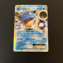 Pokemon TCG Blastoise EX 21/108 Holo Rare XY Evolutions - Image 1