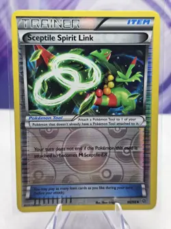 Pokemon TCG Sceptile Spirit Link 80/98 Ancient Origins Reverse LP - Image 1