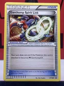 Garchomp Spirit Link XY169 2016 XY Black Star Promo Pokemon TCG Regular 2016 LP - Image 3