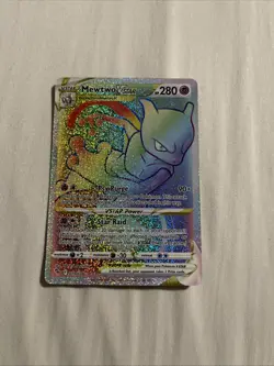 Pokemon TCG Mewtwo VSTAR Holo Ultra Rare 079/078 NM Pokemon GO - Image 1