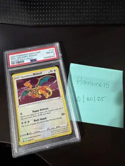 2021 POKEMON SWSH BLACK STAR PROMO #177 SPECIAL DELIVERY BIDOOF-HOLO PSA 8 - Image 3